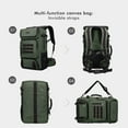 thumbnail image 3 of WITZMAN Carry on Travel Backpack for Men Airline Approved Convertible Nylon Duffle Backpack Luggage Bag(B682 Army Green), 3 of 11