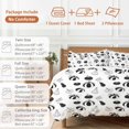 thumbnail image 6 of Simple Pumpkin Bedding Duvet Cover Set King Size 4 Pieces Hand Painted Fall Plant Thanksgiving Bedding Set with Zipper Closure, 1 Comforter Cover 92x106 Inches 1 Flat Sheet & 2 Pillow Cases, 6 of 7