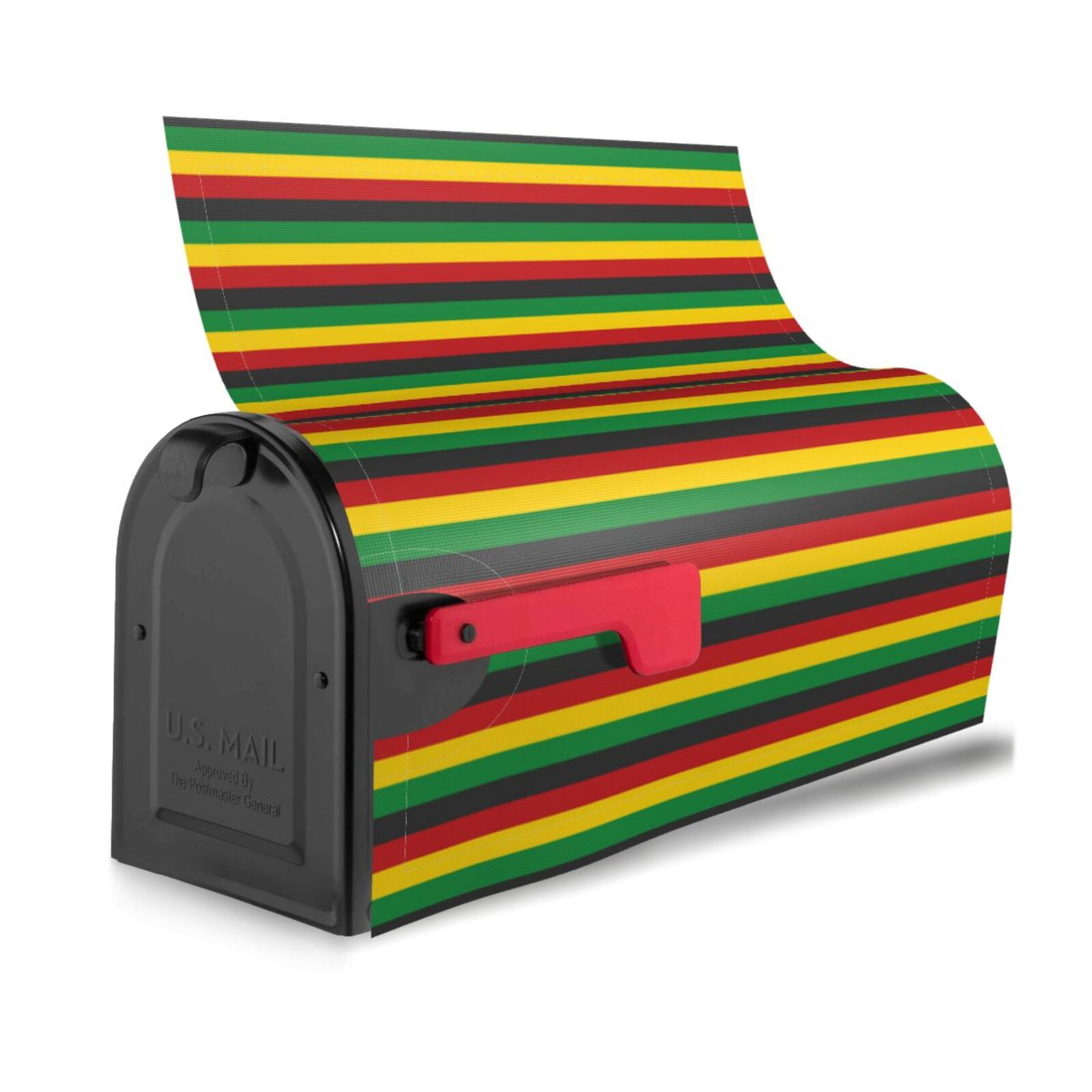 Logiee Music Colors 1 Print Post Letter Box Wrap Decor, Mailbox Cover Suitable for Standard Mailbox and Large Size Mailbox,Outdoor Yard Decoration-21x18 in