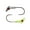 Chartreuse, variant on Knotty Hooker Straight Eye Gamakatsu Jig Heads