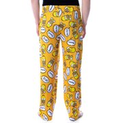 The Simpsons Mens Homer Simpson Bubble Thoughts Adult Loungewear Sleep Pajama Pants