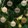 thumbnail image 3 of 12-Piece Electroplated Christmas Ball Set with Mirror Finish for Glamorous Tree Decoration, 2.36″ Metallic Shimmering Holiday Decorations Rose Gold, 3 of 6