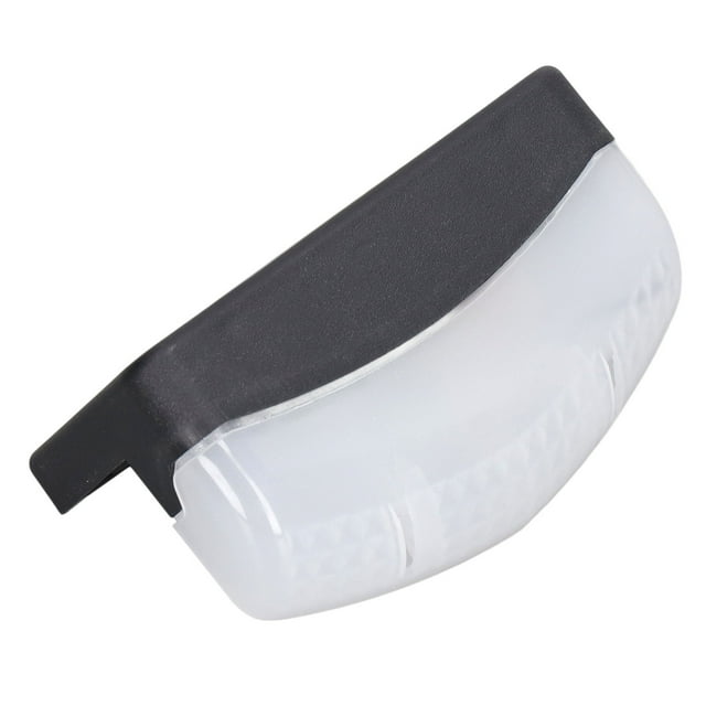 Solar Stair Light, 120 Degree Light Emitting Angle 700mah PC Shell Rain Protection 50000 Hours Service Life Outdoor Step Lamp With Screw For Park White Light