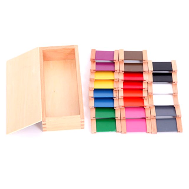 Gwong Juguete Tarjeta de color Caja de madera preescolar niños niños educación sensorial entrenamiento juguete Gwong 21018871