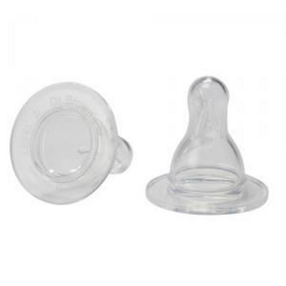 Natural Flow Narrow Neck Baby Bottle Level 2 Teats, 2 Pack