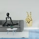 thumbnail image 2 of Figura de escritorio,Escultura abstracta de pensador para decoración de oficina y hogar.,Escultura de estatua,Estatuas y figuras con gestos de los dedos de la mano,Esculturas de mano creativas, 2 of 8