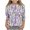 Purple, variant on AUNVITO Girls 3/4 Sleeve Shirts 2025 New Print Round Neck Blouse Casual Cute Tunic Tops Basic Tees Sport Tshirt