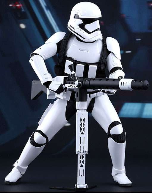 Star Wars The Force Awakens First Order Stomtrooper Heavy Gunner 1/6 Figure