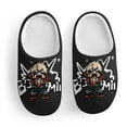 thumbnail image 3 of My Hero Academia Mha Kid's Cotton Slippers Winter Warm Soft Plush Slippers with Rubber Sole Non-Slip Indoor Outdoor Slip on Shoes Fluffy House Slippers For Boys Girls Teen, 3 of 8