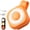 Orange, variant on Rechargeable Nurse Light Clip On for Night Shift, Bright Hand-Free Nursing Work Flashlight, Lightweight Nurse Scrub Light for Badge, Emergency Clip-on Flashlight for Travel, Walk, Run