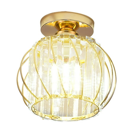 

Crystal Pendant Light with Bulb Retro Industrial Style Hanging Lamp Good Lighting Effect Ceiling Light Easy to Install for Dining Room Bedroom Decoration