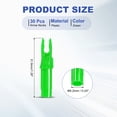 thumbnail image 2 of Uxcell Archery Arrows Nocks 6.2mm, Plastic Insert Arrow Nock Replacement Arrow Tails for Shooting Compound Recurve Green, 2 of 7