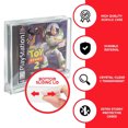 thumbnail image 3 of EVORETRO 2x Vitrines en Acrylique pour Jeux PlayStation PS1 – Boîte de Rangement Protectrice Transparente, Coque Rigide Durable, Antipoussière et Résistante aux Rayures pour Collection de Jeux Rétro, 3 of 5