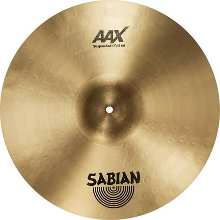Sabian AAX Suspended Cymbal 17 in. In response to demand for a darker tone than current AA-series suspended cymbals  the Sabian AAX Suspended Cymbal with Dynamic Focus is the newest addition to Sabian s already sensational line-up. The redesigned AAX Suspended cymbals respond evenly at all dynamic levels and provide long sustain for increased projection and tone.  The enhanced complexity and rich sound quality of our new AAX Suspended cymbals will become immediately apparent to the sophisticated musician   explains Sabian Master Product Specialist Mark Love. The AAX Suspended is ideal for orchestral players who appreciate pure  shimmering modern bright sounds at all levels. AAX Dynamic Focus is an innovative Sabian concept that delivers total control by eliminating volume threshold and distortion. A bright attack  shimmering sustain  and ability to perform with excellence at all volumes are all hallmarks of this core Sabian cymbal series. The AAX Suspended is hand crafted from Sabian B20 cast bronze. All AAX cymbals are protected by a special Sabian Two-Year Warranty in North America.