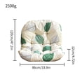 thumbnail image 1 of Cojín de silla de hamaca de huevo, cojín de asiento de cesta colgante, lavable, para Patio y jardín Fivean unisex, 1 of 2