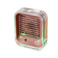 thumbnail image 3 of Ventilador de refrigeración personal, ventilador portátil Mister, luz nocturna LED, Mini ventilador silencioso, ventilador de mesa USB para habitación marrón Sunnimix Abanico pequeño personal, 3 of 8