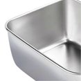 thumbnail image 4 of 304 Stainless Steel Rectangular Fruit and Vegetable Tray, 600ml, 13.5 x 10.5 x 5.5cm, Dishwasher Safe, 4 of 4