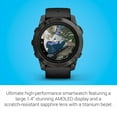 thumbnail image 6 of Garmin epix Pro (Gen 2) Sapphire Edition, 51mm, High Performance Smartwatch, Advanced Training Technology, Built-in Flashlight, Black, 6 of 7