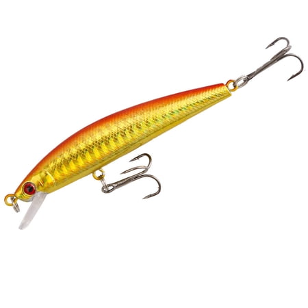 ABS Hard Plastic Fishing Lure with Realistic Paint Long Cast Swimming Bait for Freshwater Saltwater Trout Fishing