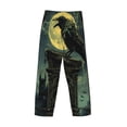 thumbnail image 6 of Balery MoonNight Sky Crow print Men's Pajama Pants,Ultra Lightweight Pjs,Lounge Pant-X-Large, 6 of 9