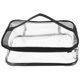 thumbnail image 4 of BRIGHTFUFU Bolsa de mano de mano Bolsa de picnic transparente de picnic Magno de almacenamiento de maquillaje para al aire libre, 4 of 8