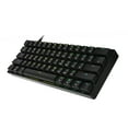 thumbnail image 2 of HK GAMING GK61 Mechanical Gaming Keyboard | 61 Keys RGB  Backlit for PC/Mac ( Black, Gateron Optical Yellow), 2 of 8