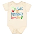 thumbnail image 3 of Inktastic My Aunt in Minnesota Loves Me Boys or Girls Baby Bodysuit, 3 of 5