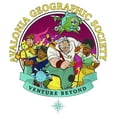thumbnail image 2 of Girl's Strange World Avalonia Geographic Society Venture Beyond Group Graphic Tee White Small, 2 of 4