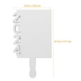 thumbnail image 2 of HOOWIFFY Sublimation Ornament Blanks White Density Board Heat Transfer Decor Graduation Season 1Set, 2 of 8