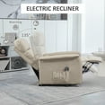 thumbnail image 5 of GVN Electric Recliner Sofa,Power Lift Chair, Electric Lift Recliner Chair with Remote Control, Side Pockets, Beige, 5 of 7