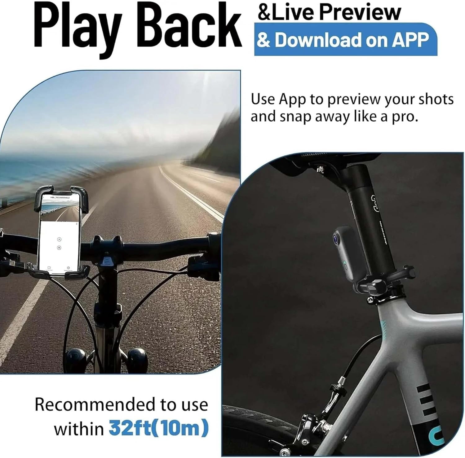 Treklon - Treklon 4S Body Camera, Treklon POV Camera, 4k Hands-Free Pocket Action Cam, Wearable Body Adventure Action Cameras for Cycling, Pet Walking & Outdoors Activities(White+32GB)