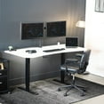 thumbnail image 3 of VIVO Electric 63" x 32" Stand Up Desk, White Table Top, Black Frame, 3 of 7