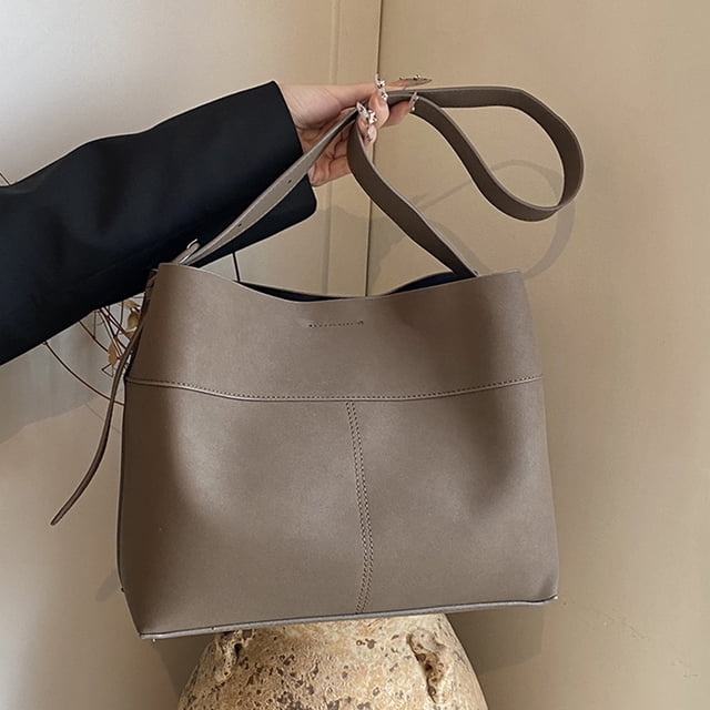 Bolso Cruzado para Mujeres Correa Ajustable Cuero PU Satchels Gran Capacidad Viajar en Viajes