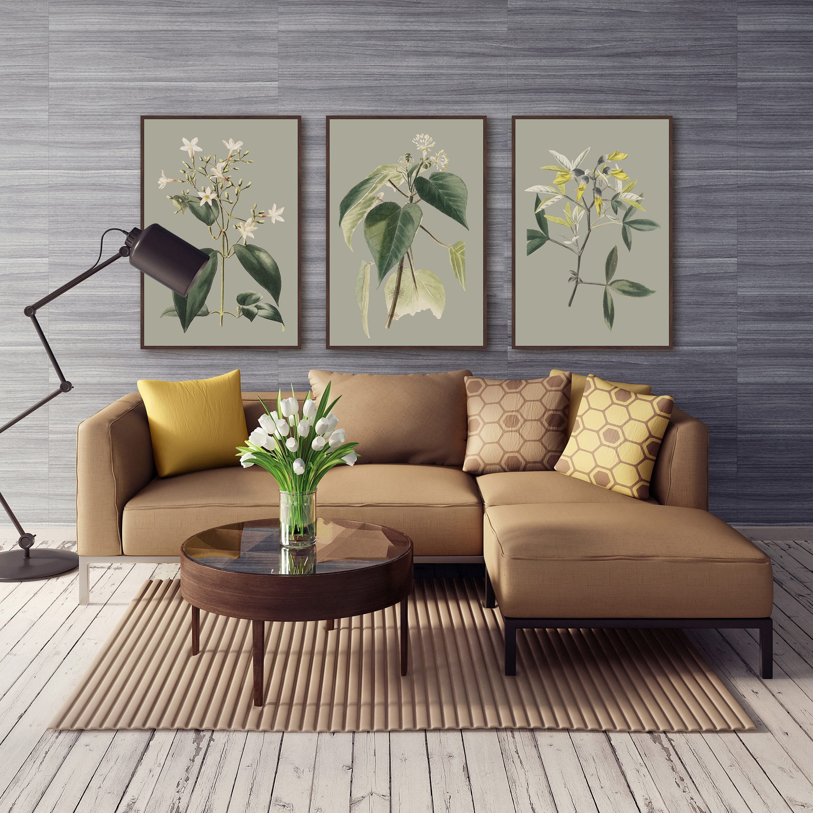 Marmont Hill Tiny Blooms Triptych