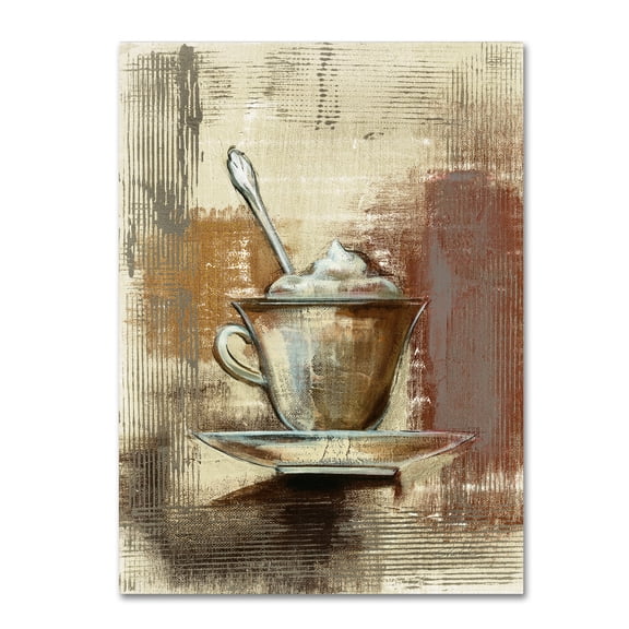 Trademark Fine Art "Cafe Classico III Neutral" Canvas Art by Silvia Vassileva