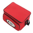 thumbnail image 4 of Paquete de hielo con altavoz Bluetooth con aislamiento solar, 5 modos, altavoz LED USB, bolsa refrigeradora de viaje, mochila para picnic, color rojo, 4 of 10