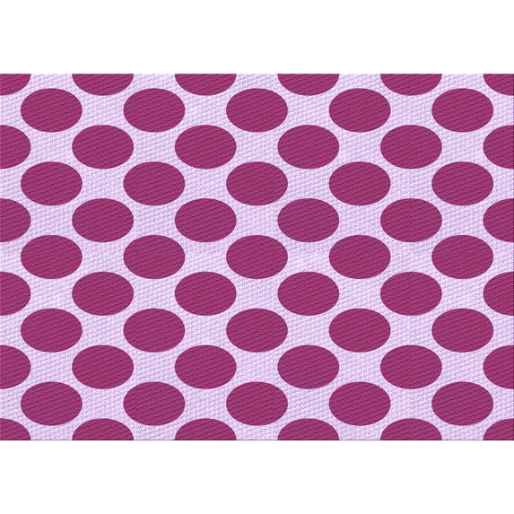 Ahgly Company Indoor Rectangle Patterned DeepPink Area Rugs, 7' x 9'