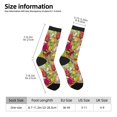 thumbnail image 2 of Bingfone Compression Socks for Women and Men Long Socks for Running Athletic Cycling Nurse- Bright Mushrooms, 2 of 6