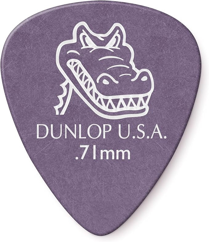 Dunlop Gator Grip, Purple, .71mm, 72/Bag