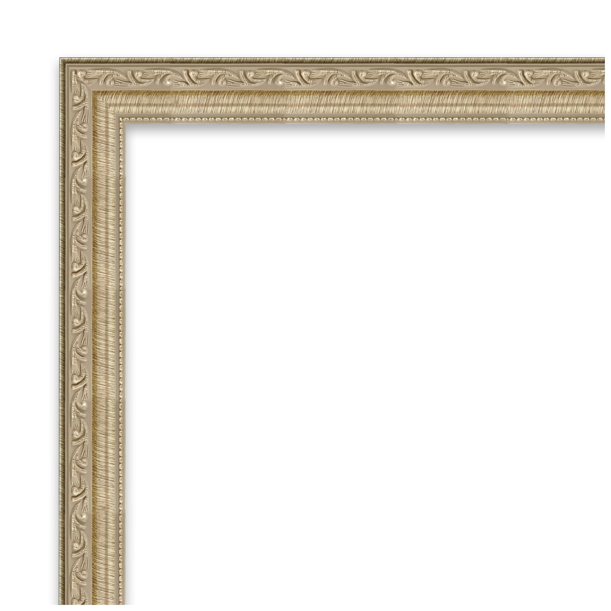 Amanti Art White Cork Board Framed Paris Champagne Bulletin Board 38 in. x 26 in.