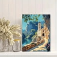 thumbnail image 2 of Coastal Church Landscape Wall Art/Canvas Print，Suitable for Living Room，Bathroom，Office，Hotel Decoration, 2 of 8
