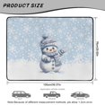 thumbnail image 7 of Qpednta Dustproof Cute Snowman Trunk Mat 29"x39" Cargo Liner for SUV, Durable Polyester Carpet Non-Slip Easy Clean Sand Mud Resistant Rear Cargo Protector Car Accessories Fits Sedan Truck, 7 of 7