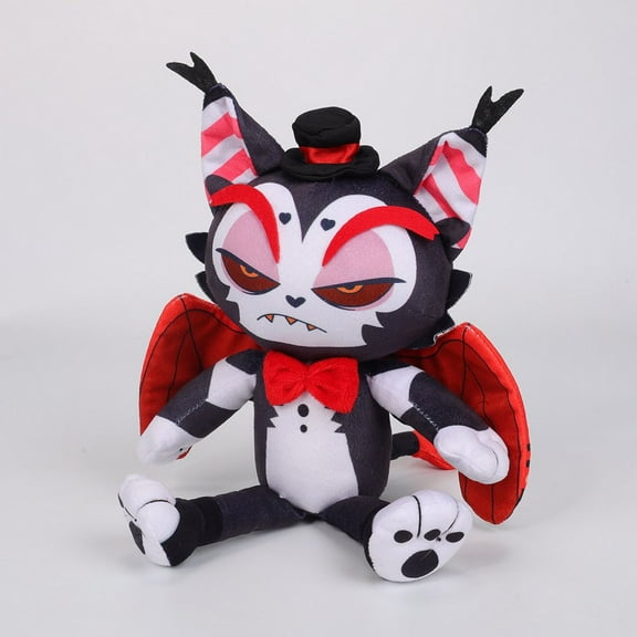Hazbin Hotel Plush, 11.8 Inch Husk Plush Toy - Soft Stuffed Anime Plush Gifts for Fans
