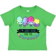 thumbnail image 3 of Inktastic I'm Just Here for the Sweets with Spun Sugar Candy Boys or Girls Toddler T-Shirt, 3 of 5