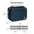 thumbnail image 4 of pack all Electronic Organizer Plus, Larger Capcity Cable Organizer Bag(Navy Blue), 4 of 8