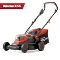 Hyper Tough 40V 18inch Battery Powered Brushless Push Mower Kit, HT13