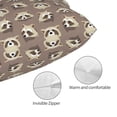 thumbnail image 3 of KLL Raccoon Pillow Covers Envelope Closure,Super Soft and Cozy Fuzzy Fleece Pillow Case Cover (No pillow core）, 3 of 5