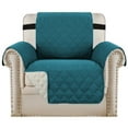 thumbnail image 4 of Eurhowing Waterproof Sofa Slipcover, Reversible Non-Slip Quilted Couch Cover, Washable Stretch Furniture Protector for Kids Pets (Peacock Blue, Recliner), 4 of 8