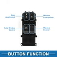 thumbnail image 3 of Interruptor de ventana eléctrica frontal izquierdo Unique Bargains para Honda Accord 2008-2012 No.35750-TE0-A01, 3 of 7