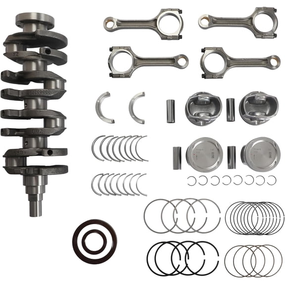 Crankshaft Piston Kit Bearing Set Connecting Rod for Chevy Cruze Sonic Trax Buick Encore GM 1.4L 2011-2021